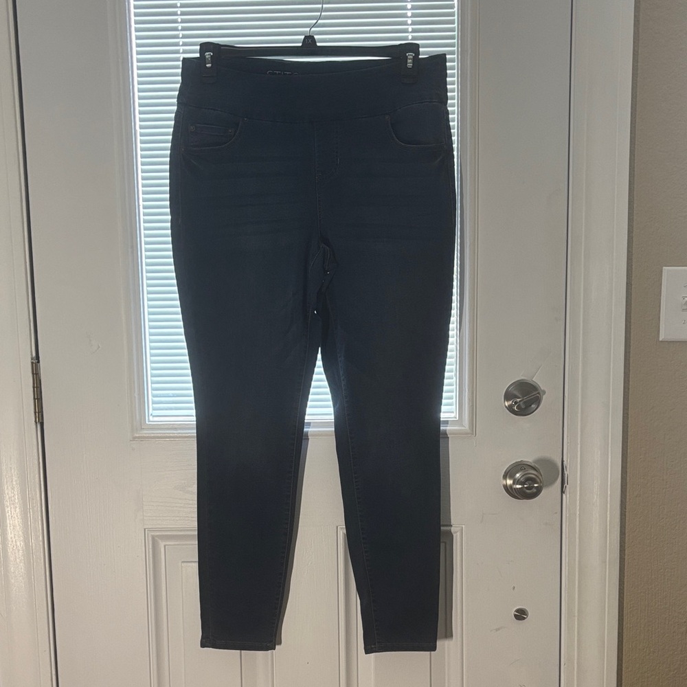 Blue Slim Fit Jeggings with Stretch Fabric